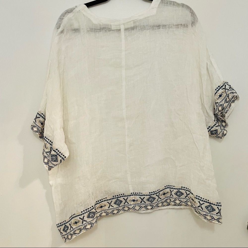 100% Linen Tunic Coverup - Picture 5 of 5